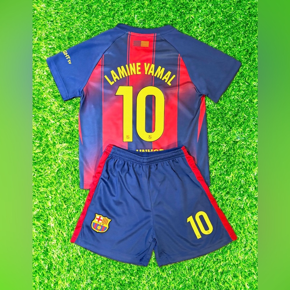 Kids Lamine Yamal Youth Extra Large Size 30 Soccer Jersey Set of 2 Youth XL